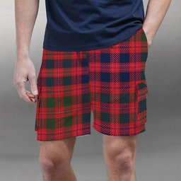 ScotsTee Shop Scottish MacColl Old Modern Tartan Plaid Cargo Shorts for Men