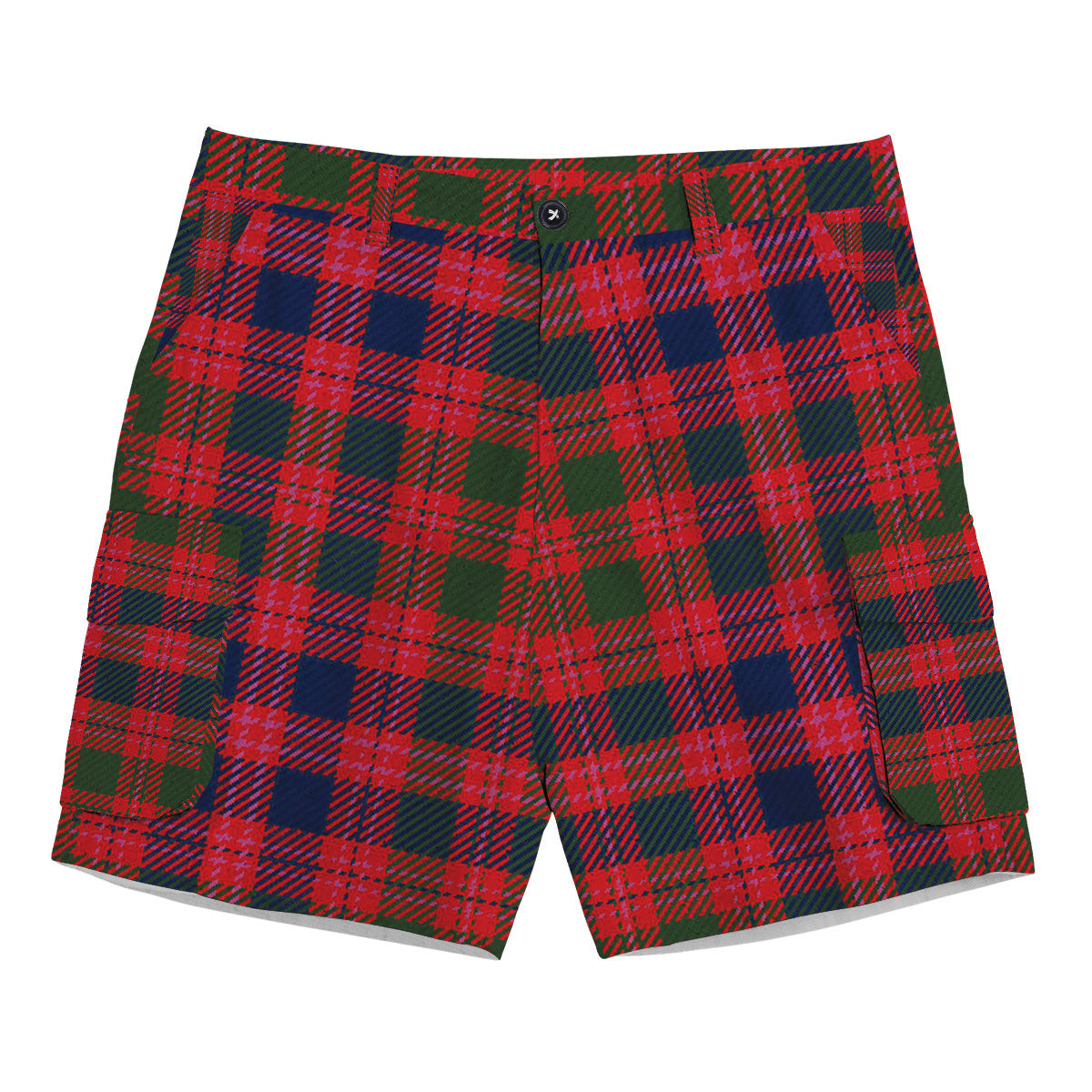 ScotsTee Shop Scottish MacColl Old Modern Tartan Plaid Cargo Shorts for Men