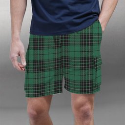 ScotsTee Shop Scottish McLean Hunting Ancient Tartan Plaid Cargo Shorts for Men