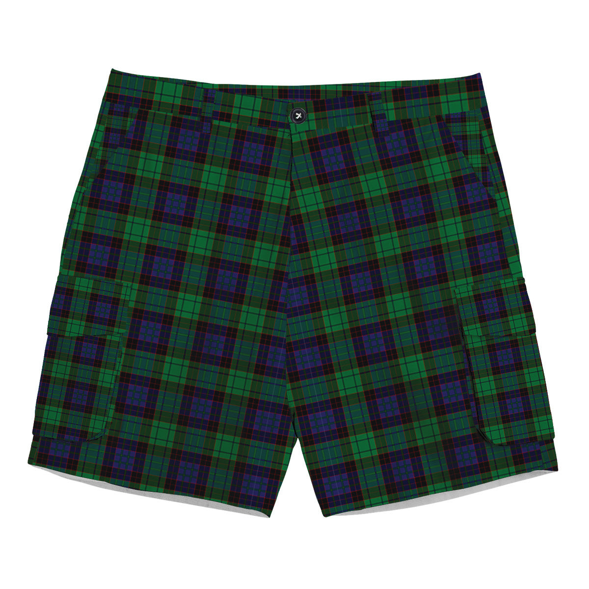 ScotsTee Shop Scottish Stewart Old Modern Tartan Plaid Cargo Shorts for Men