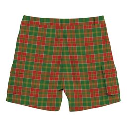 ScotsTee Shop Scottish McDonald of Kingsburgh Ancient Tartan Plaid Cargo Shorts for Men