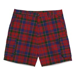ScotsTee Shop Scottish MacDonald of Glenaladale Tartan Plaid Cargo Shorts for Men