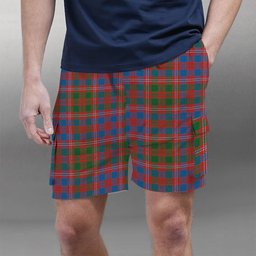 ScotsTee Shop Scottish MacColl Hunting Ancient Tartan Plaid Cargo Shorts for Men