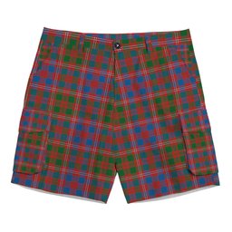 ScotsTee Shop Scottish MacColl Hunting Ancient Tartan Plaid Cargo Shorts for Men