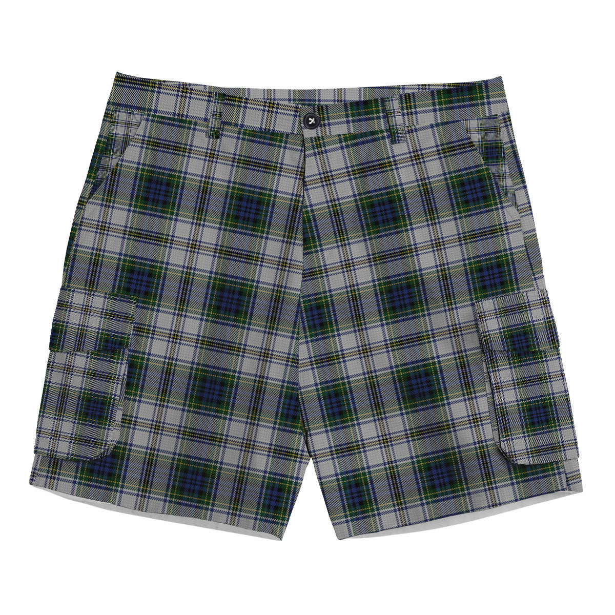 ScotsTee Shop Scottish Gordon Dress 3 Tartan Plaid Cargo Shorts for Men