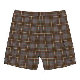 ScotsTee Shop Scottish McIntyre Hunting Weathered Tartan Plaid Cargo Shorts for Men