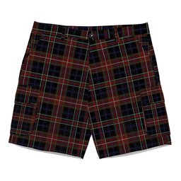ScotsTee Shop Scottish York Region Pipe Band Tartan Plaid Cargo Shorts for Men