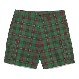 ScotsTee Shop Scottish McKinnon Hunting Ancient Tartan Plaid Cargo Shorts for Men
