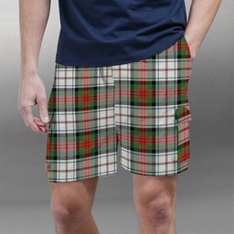 ScotsTee Shop Scottish MacDuff Dress Ancient Tartan Plaid Cargo Shorts for Men