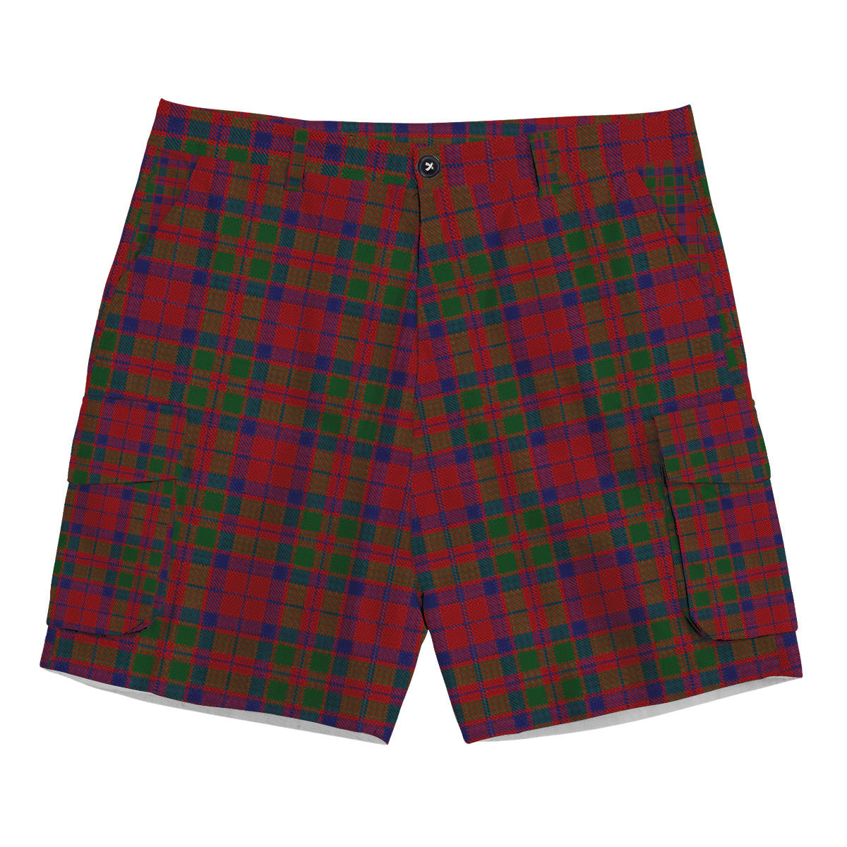 ScotsTee Shop Scottish MacFadyan MacGregor Hastie Tartan Plaid Cargo Shorts for Men