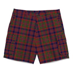 ScotsTee Shop Scottish MacDonald of Boisdale Tartan Plaid Cargo Shorts for Men