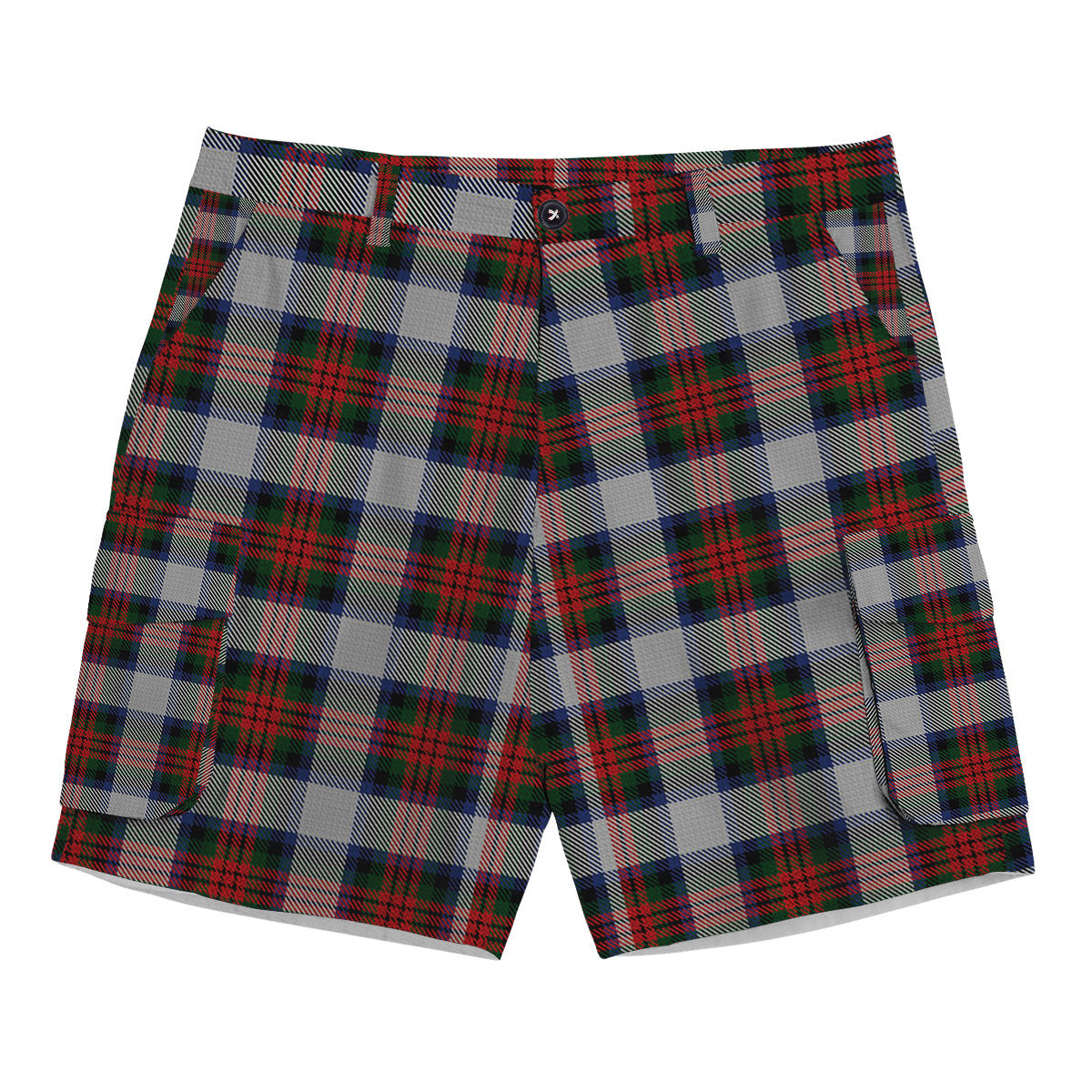 ScotsTee Shop Scottish MacDuff Dress 5 Tartan Plaid Cargo Shorts for Men