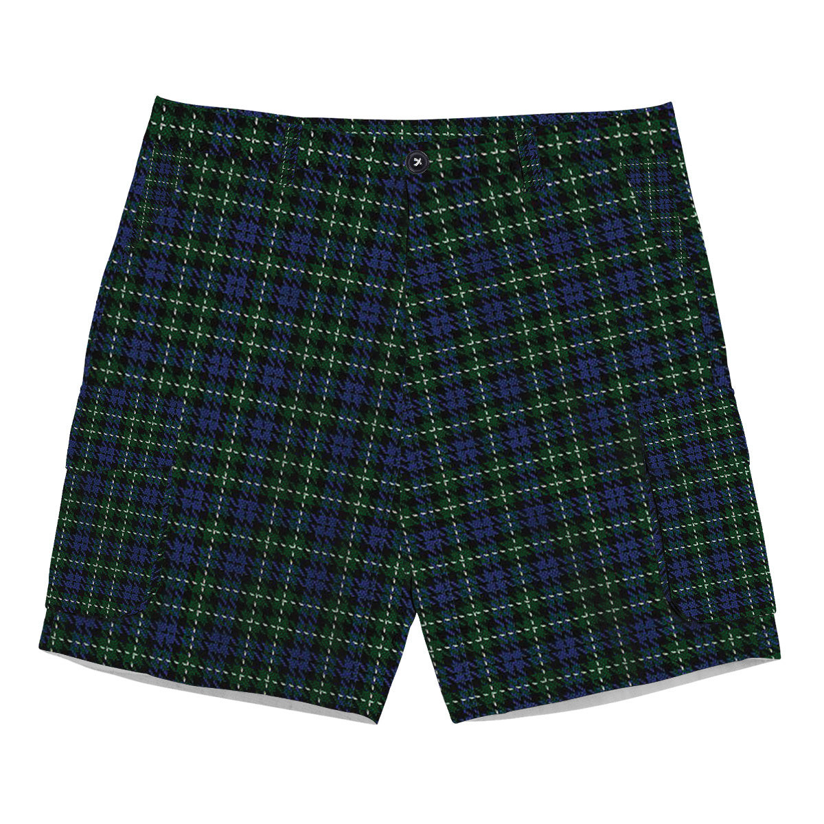 ScotsTee Shop Scottish Graham of Montrose 3 Tartan Plaid Cargo Shorts for Men