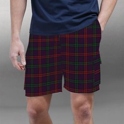 ScotsTee Shop Scottish Montgomrie or Montgomery of Eglinton Tartan Plaid Cargo Shorts for Men