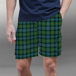 ScotsTee Shop Scottish MacLeod of Skye Ancient Tartan Plaid Cargo Shorts for Men
