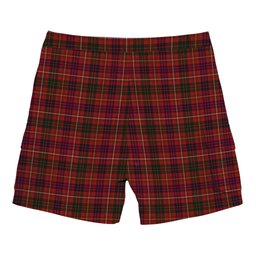 ScotsTee Shop Scottish MacRae of Inverinate Tartan Plaid Cargo Shorts for Men