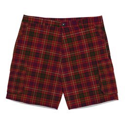 ScotsTee Shop Scottish MacRae of Inverinate Tartan Plaid Cargo Shorts for Men