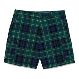 ScotsTee Shop Scottish McNeil of Colonsay Modern Tartan Plaid Cargo Shorts for Men