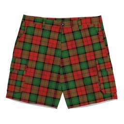 ScotsTee Shop Scottish Stewart of Atholl Ancient Tartan Plaid Cargo Shorts for Men