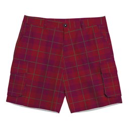 ScotsTee Shop Scottish Stirling of Keir Modern Tartan Plaid Cargo Shorts for Men
