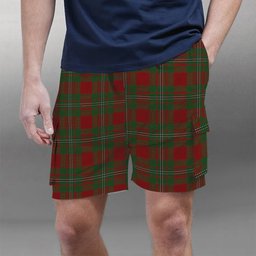 ScotsTee Shop Scottish Strang Personal Tartan Plaid Cargo Shorts for Men