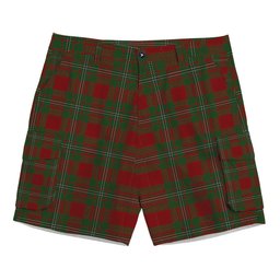 ScotsTee Shop Scottish Strang Personal Tartan Plaid Cargo Shorts for Men