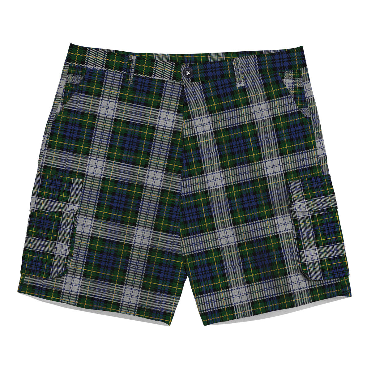 ScotsTee Shop Scottish Gordon Dress Tartan Plaid Cargo Shorts for Men