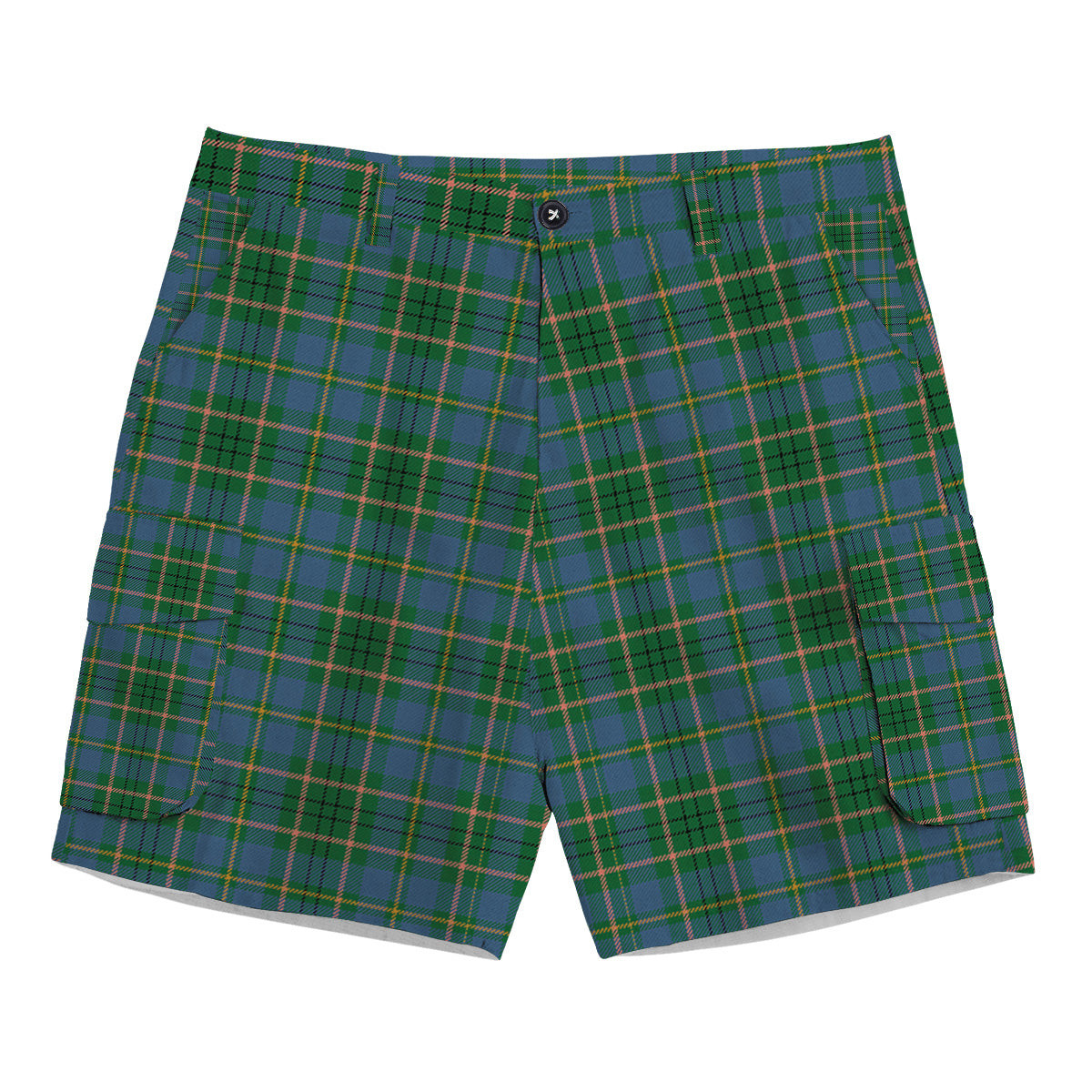 ScotsTee Shop Scottish Tailyour Ancient Tartan Plaid Cargo Shorts for Men