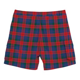 ScotsTee Shop Scottish Skene of Cromar Modern Tartan Plaid Cargo Shorts for Men