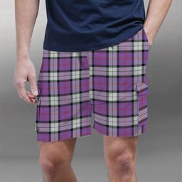 ScotsTee Shop Scottish Sinclair Dress (Dance) Ancient Clan Tartan Plaid Cargo Shorts for Men