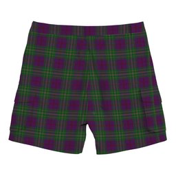 ScotsTee Shop Scottish Singh Tartan Plaid Cargo Shorts for Men