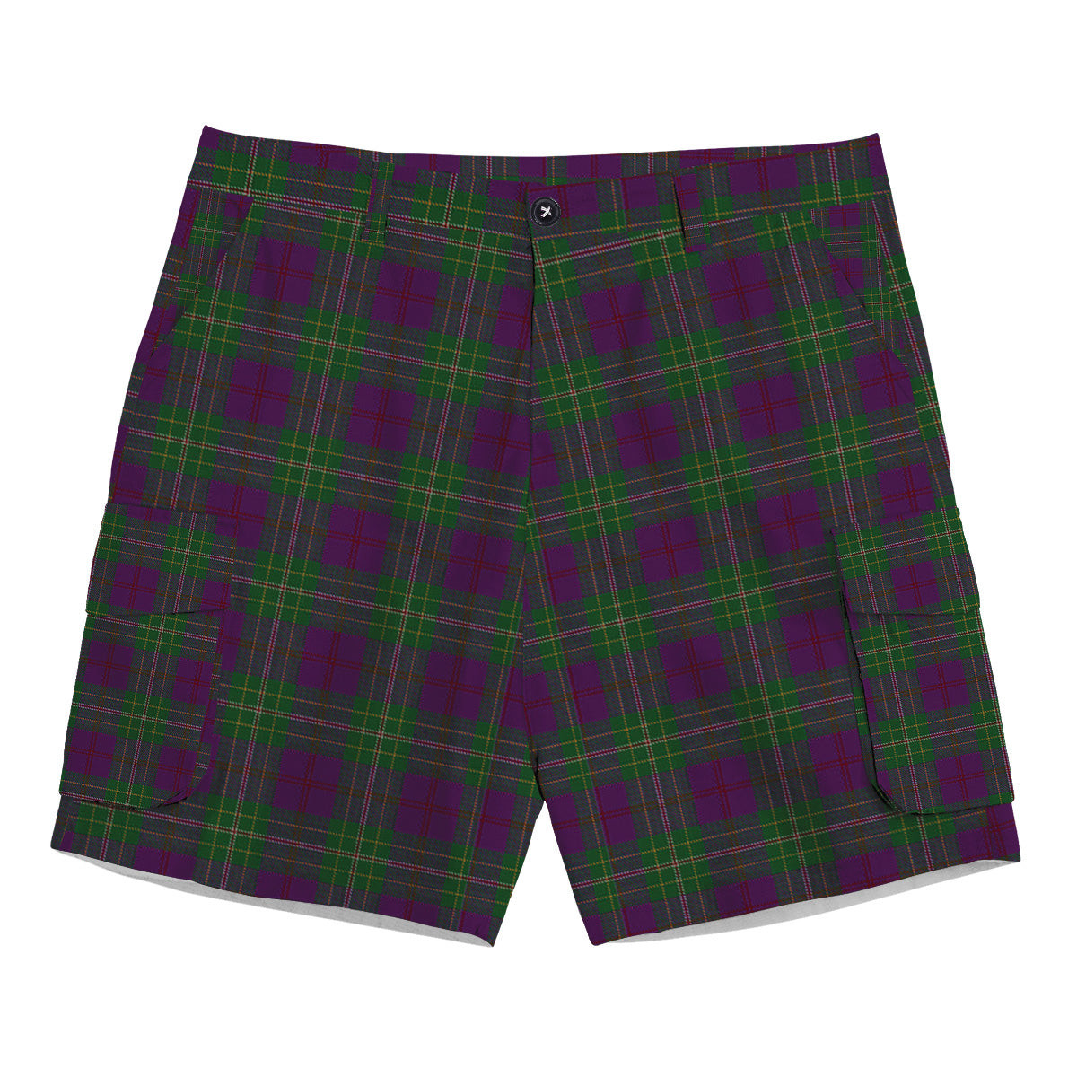ScotsTee Shop Scottish Singh Tartan Plaid Cargo Shorts for Men