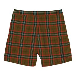 ScotsTee Shop Scottish Seton Hunting Modern Tartan Plaid Cargo Shorts for Men