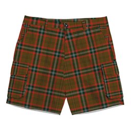 ScotsTee Shop Scottish Seton Hunting Modern Tartan Plaid Cargo Shorts for Men