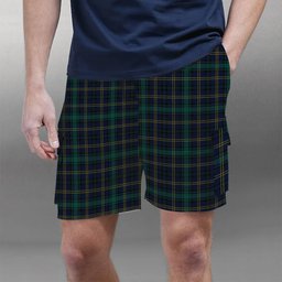 ScotsTee Shop Scottish Hope Vere Modern Clan Tartan Plaid Cargo Shorts for Men