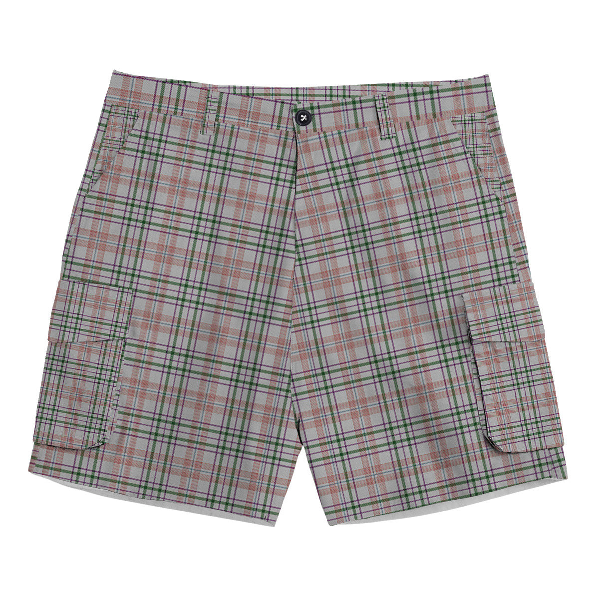 ScotsTee Shop Scottish Shaw Dress Tartan Plaid Cargo Shorts for Men