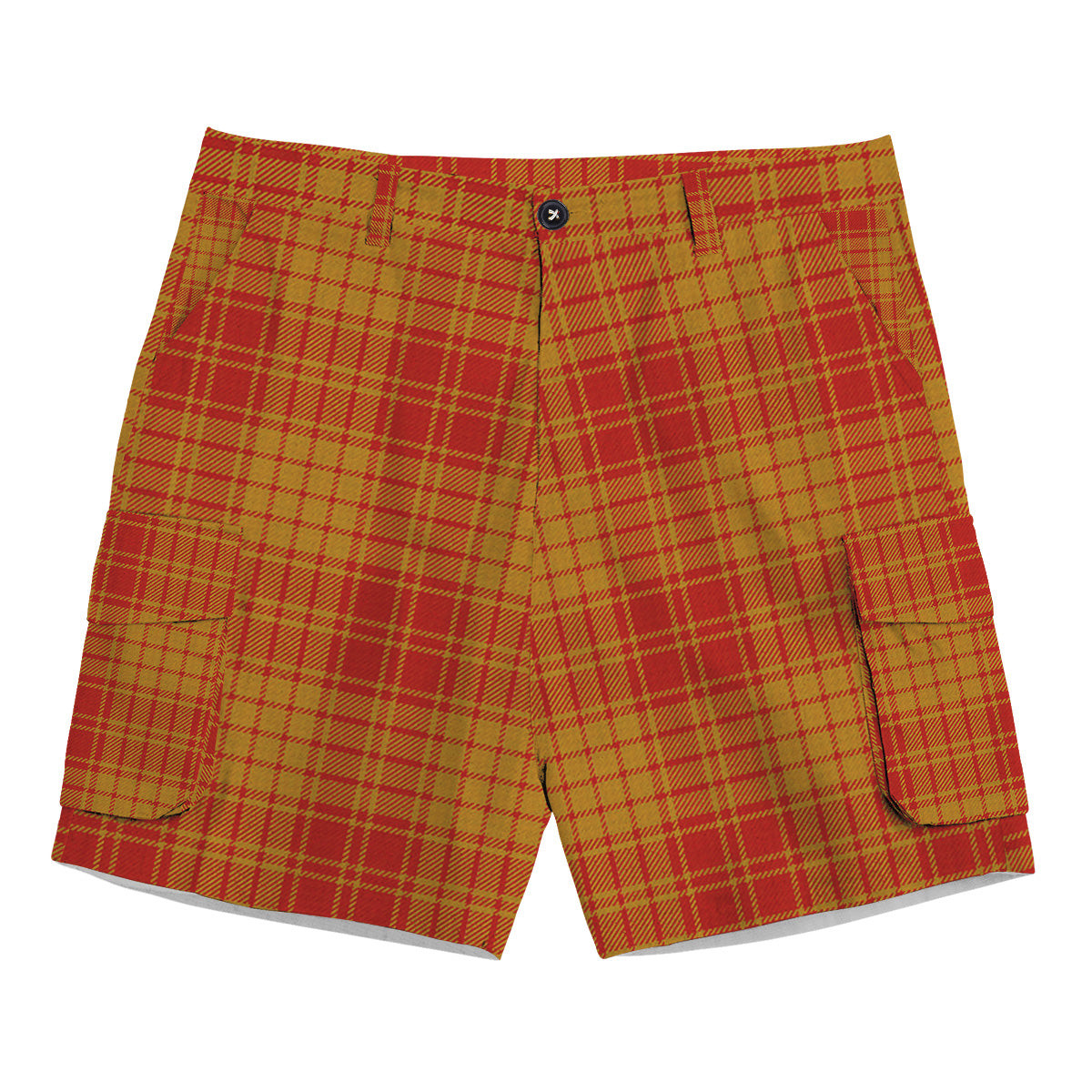 ScotsTee Shop Scottish MacMillan Dress Ancient Tartan Plaid Cargo Shorts for Men