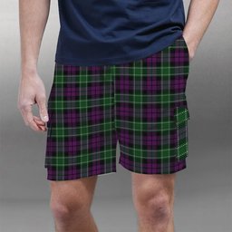 ScotsTee Shop Scottish Wilsons 158 Tartan Plaid Cargo Shorts for Men