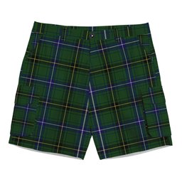 ScotsTee Shop Scottish Henderson Modern Tartan Plaid Cargo Shorts for Men