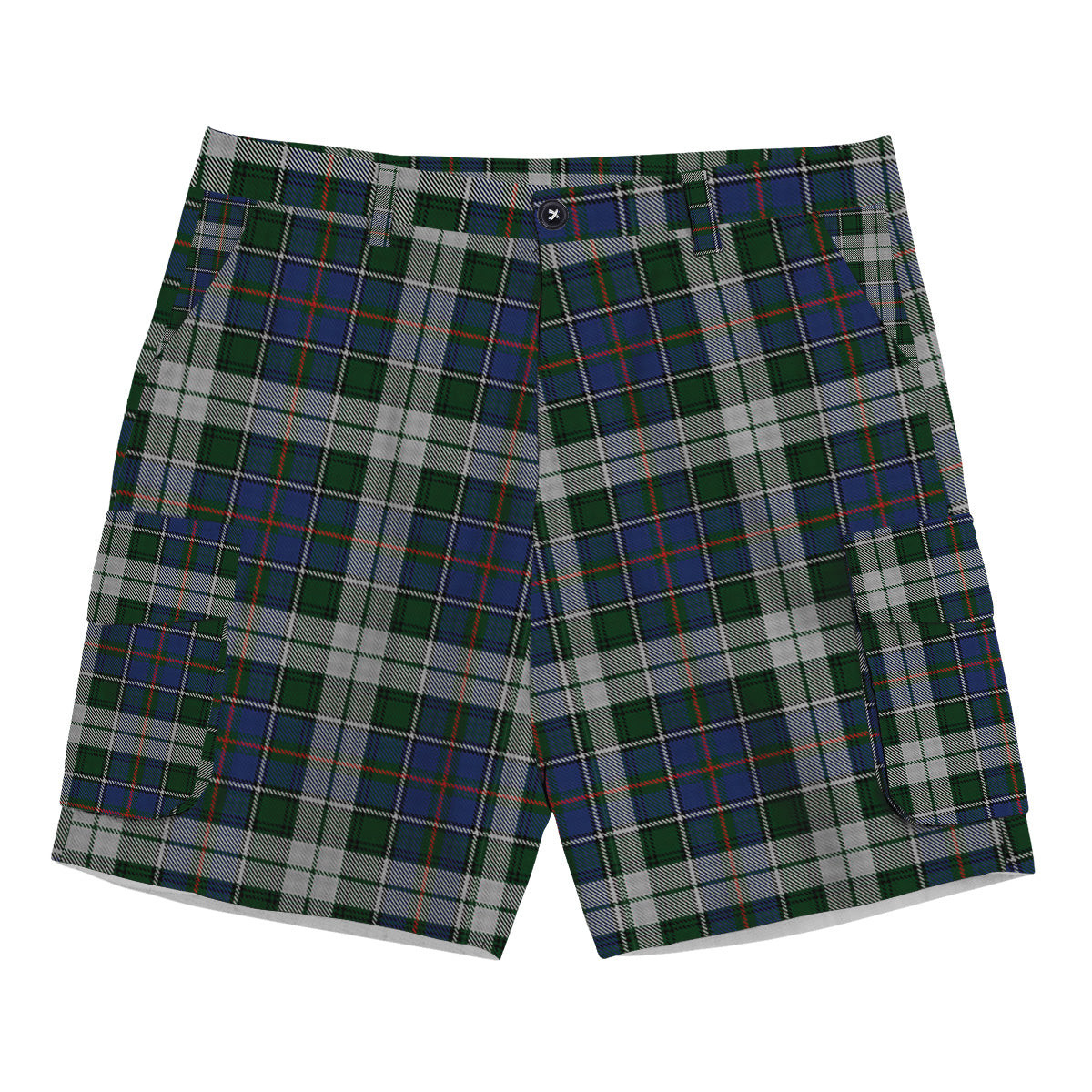 ScotsTee Shop Scottish McInnes Dress Tartan Plaid Cargo Shorts for Men