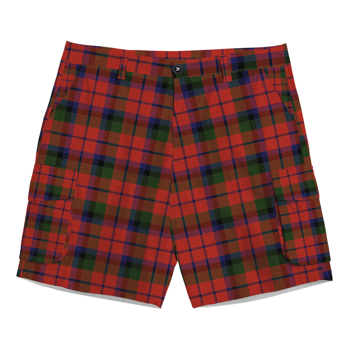 ScotsTee Shop Scottish McNachten 1831 Tartan Plaid Cargo Shorts for Men