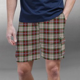 ScotsTee Shop Scottish McLean Dress Tartan Plaid Cargo Shorts for Men