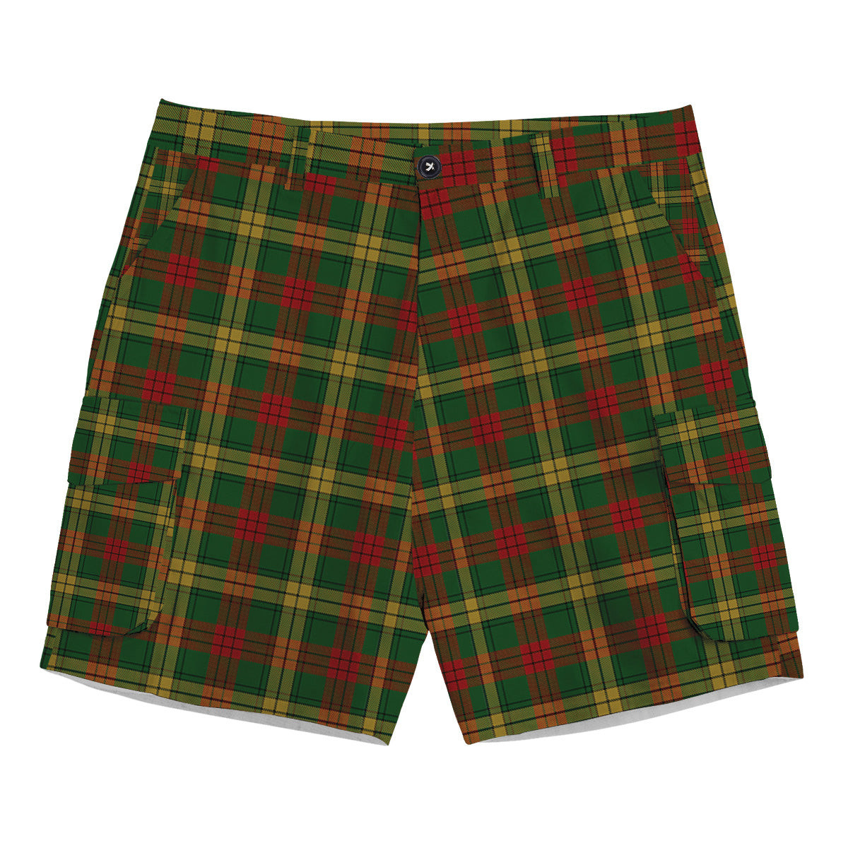 ScotsTee Shop Scottish MacMillan Society of Glasgow Tartan Plaid Cargo Shorts for Men