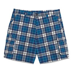 ScotsTee Shop Scottish Hutton SC Tartan Plaid Cargo Shorts for Men