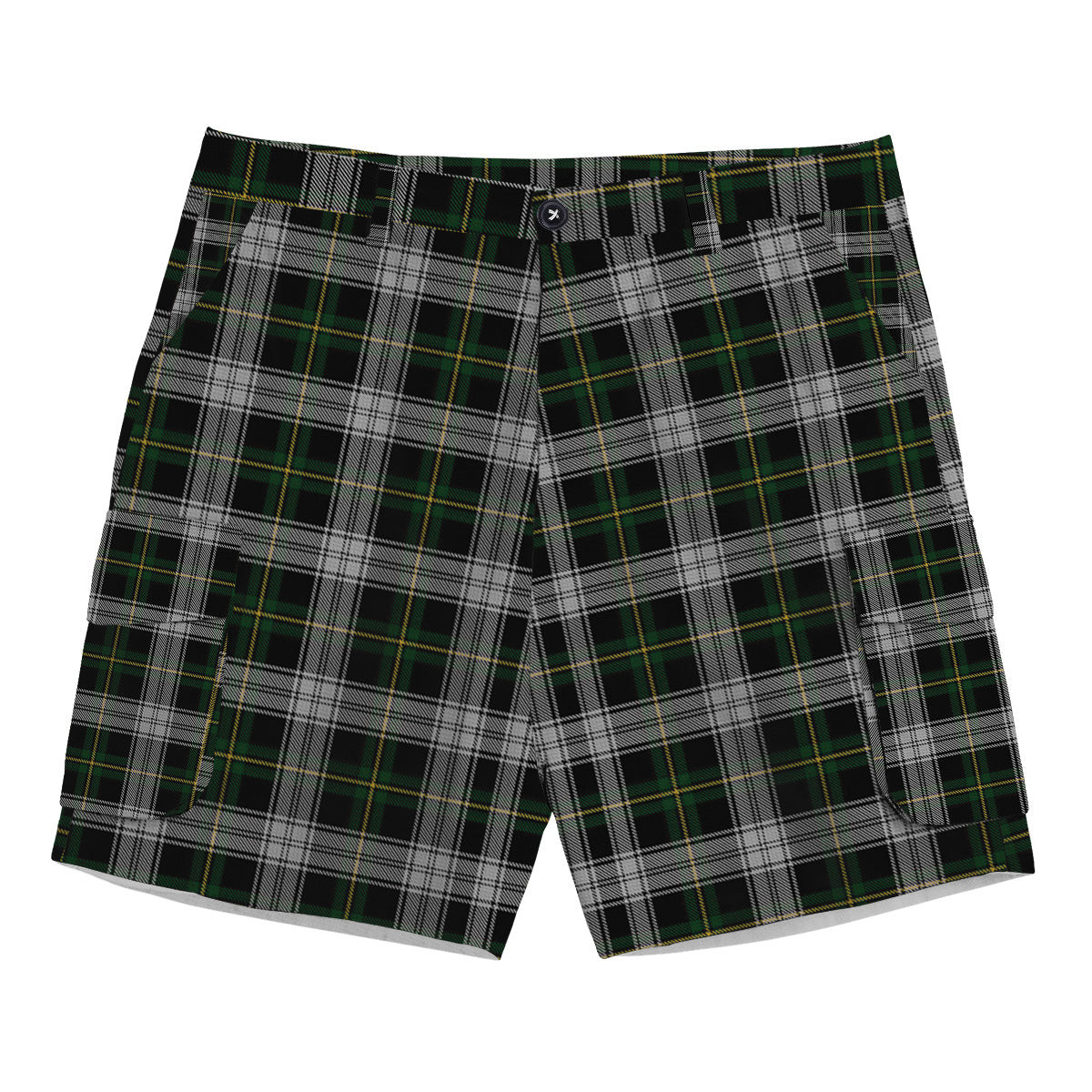 ScotsTee Shop Scottish Gordon Dress MacGregor-Hastie Tartan Plaid Cargo Shorts for Men