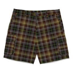 ScotsTee Shop Scottish MacKay of Strathnaver Tartan Plaid Cargo Shorts for Men