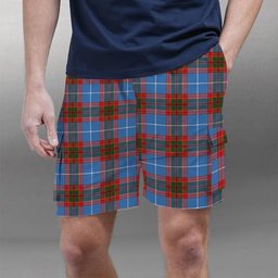 ScotsTee Shop Scottish Preston Tartan Plaid Cargo Shorts for Men