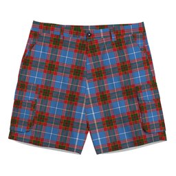 ScotsTee Shop Scottish Preston Tartan Plaid Cargo Shorts for Men