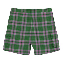 ScotsTee Shop Scottish Gray Hunting Ancient Tartan Plaid Cargo Shorts for Men