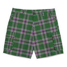 ScotsTee Shop Scottish Gray Hunting Ancient Tartan Plaid Cargo Shorts for Men